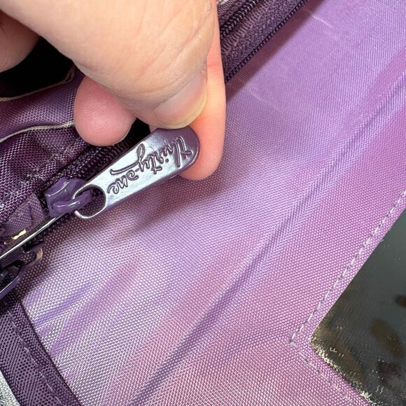 Thirty One Chevron Tri Fold Make-up Bag w mirror fold down - Picture 5 of 6